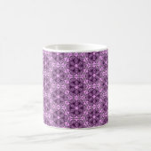 Muster in rosa und lila kaffeetasse (Mittel)