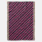 Muster in rosa und schwarz, decke (Vorderseite Vertikal)