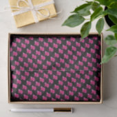 Muster in rosa und schwarz, seidenpapier (Geschenk)