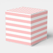 Muster in Rosa und Weiß Geschenkschachtel (Rückseite)