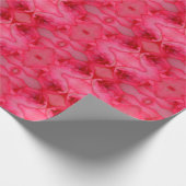 Muster in Rot Geschenkpapier (Ecke)