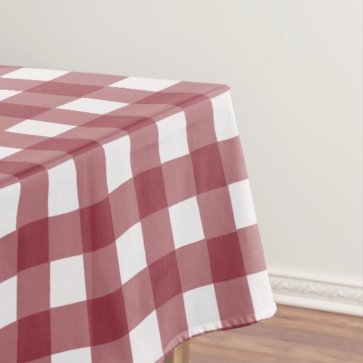 Muster in Rot und Weiß Tischdecke (Beispiel)
