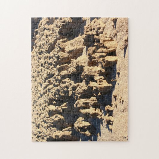 Muster in Sand nach Regen Puzzle (Vertikal)
