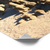 Muster in Sand Nr. 1 Poster (Ecke)