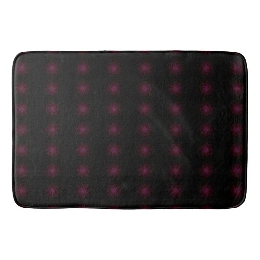 Muster in schwarz und rosa badematte (Vorderseite)