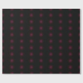 Muster in Schwarz und Rosa Geschenkpapier (Flach)