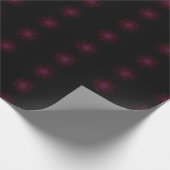 Muster in Schwarz und Rosa Geschenkpapier (Ecke)