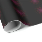 Muster in Schwarz und Rosa Geschenkpapier (Rolleneckpunkt)
