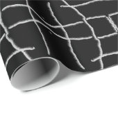 Muster in Schwarz und Weiß Geschenkpapier (Rolleneckpunkt)