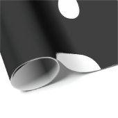 Muster in Schwarz und Weiß Geschenkpapier (Rolleneckpunkt)