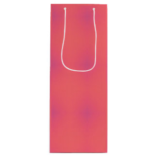 Muster in weichem Rosa und Lila Geschenktüte Für Weinflaschen