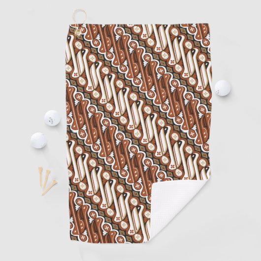 Muster indonesische Batik Golfhandtuch (Insitu)