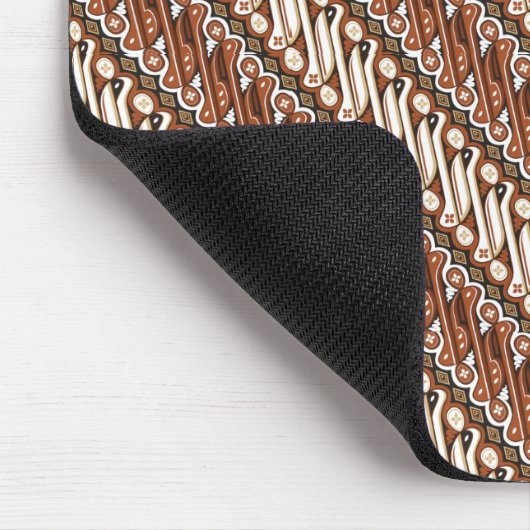 Muster indonesische Batik Mousepad (Ecke)
