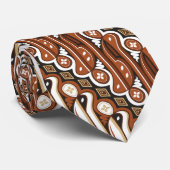 Muster indonesischer Batik Krawatte (Gerollt)