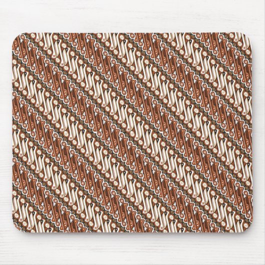 Muster indonesischer Batik Mousepad (Vorne)