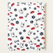 Muster Jahr und Name Weiß Planer (Rückseite)