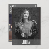 Muster-Karten Kopfschuss-Comp-Vorlage Postkarte (Vorne/Hinten)