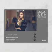 Muster-Karten Kopfschuss-Comp-Vorlage Postkarte (Rückseite)