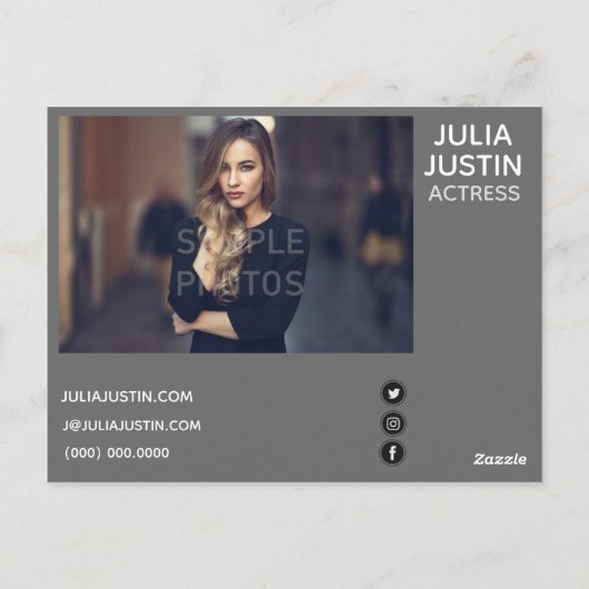 Muster-Karten Kopfschuss-Comp-Vorlage Postkarte (Rückseite)