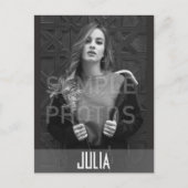 Muster-Karten Kopfschuss-Comp-Vorlage Postkarte (Vorderseite)