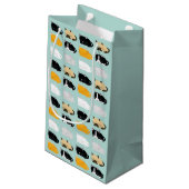 Muster Kleine Geschenktüte (Rückseite Schrägansicht)