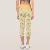 Muster-Kollektion für Obstkörbe - Ananas Capri Leggings (Rückseite)