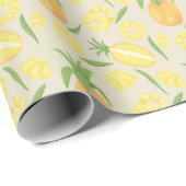 Muster-Kollektion für Obstkörbe - Ananas Geschenkpapier (Rolleneckpunkt)