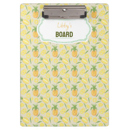 Muster-Kollektion für Obstkörbe - Ananas Klemmbrett