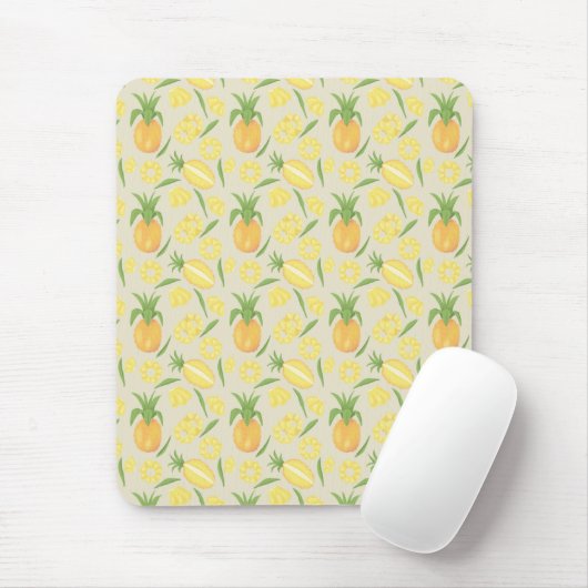 Muster-Kollektion für Obstkörbe - Ananas Mousepad (Mit Mouse)