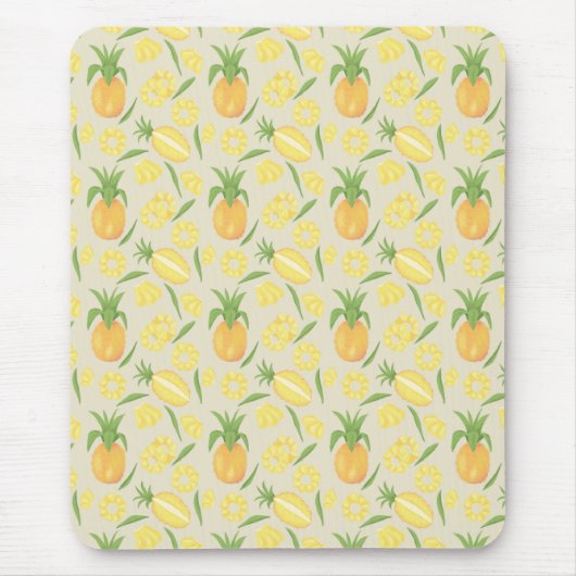 Muster-Kollektion für Obstkörbe - Ananas Mousepad (Vorne)