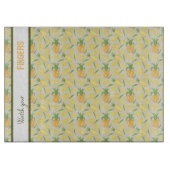 Muster-Kollektion für Obstkörbe - Ananas Schneidebrett (Vorderseite)