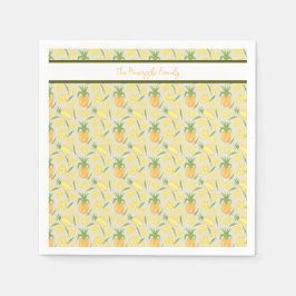 Muster-Kollektion für Obstkörbe - Ananas Serviette