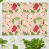 Muster-Kollektion für Obstkörbe - Äpfel Geschirrtuch (Gefaltet)