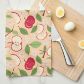 Muster-Kollektion für Obstkörbe - Äpfel Geschirrtuch (Viertel Falte)