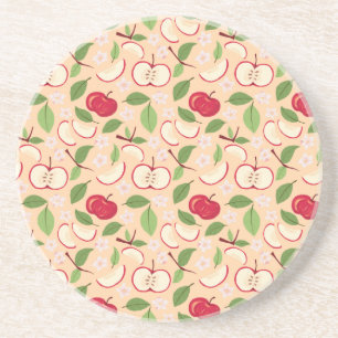 Muster-Kollektion für Obstkörbe - Äpfel Getränkeuntersetzer