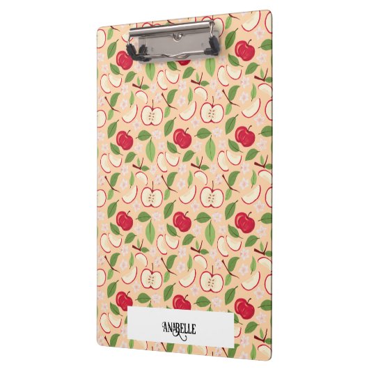 Muster-Kollektion für Obstkörbe - Äpfel Klemmbrett (Links)