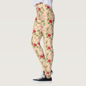 Muster-Kollektion für Obstkörbe - Äpfel Leggings (Links)