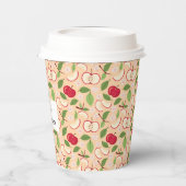 Muster-Kollektion für Obstkörbe - Äpfel Pappbecher (Links)