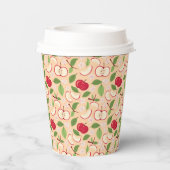 Muster-Kollektion für Obstkörbe - Äpfel Pappbecher (Rückseite)