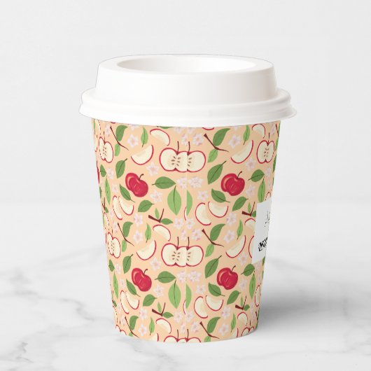 Muster-Kollektion für Obstkörbe - Äpfel Pappbecher (Rechts)