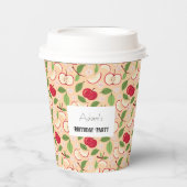 Muster-Kollektion für Obstkörbe - Äpfel Pappbecher (Vorderseite)