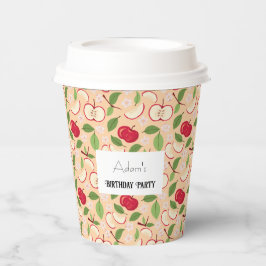 Muster-Kollektion für Obstkörbe - Äpfel Pappbecher