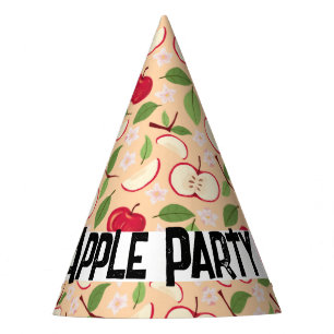 Muster-Kollektion für Obstkörbe - Äpfel Partyhütchen