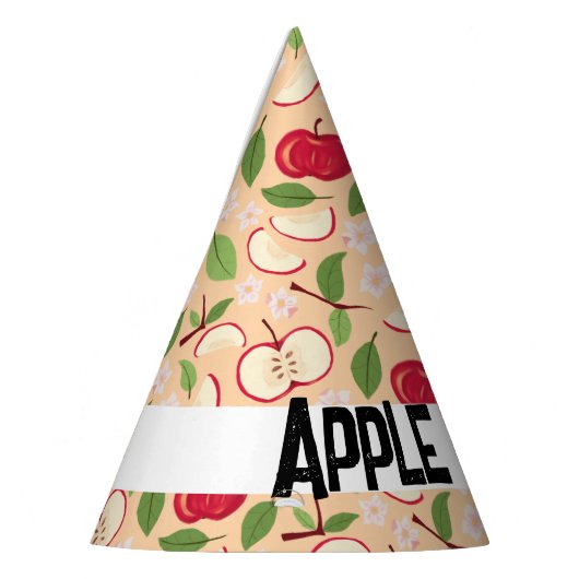 Muster-Kollektion für Obstkörbe - Äpfel Partyhütchen (Links)