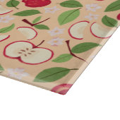 Muster-Kollektion für Obstkörbe - Äpfel Schneidebrett (Ecke)