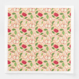 Muster-Kollektion für Obstkörbe - Äpfel Serviette
