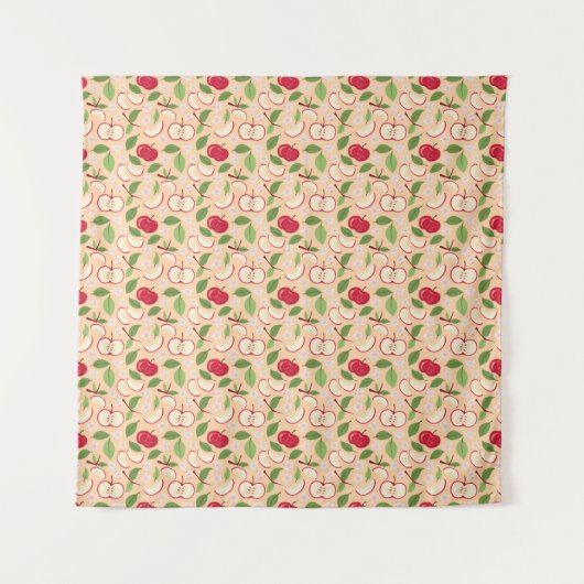 Muster-Kollektion für Obstkörbe - Äpfel Wandteppich (Vorderseite)