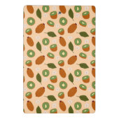 Muster-Kollektion für Obstkörbe - Kiwi Mini Klemmbrett (Rückseite)