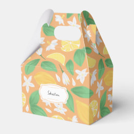 Muster-Kollektion für Obstkörbe - Lemon Geschenkschachtel