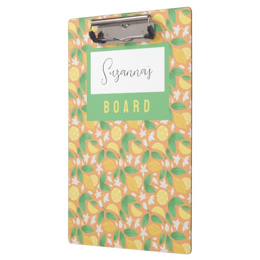 Muster-Kollektion für Obstkörbe - Lemon Klemmbrett (Links)